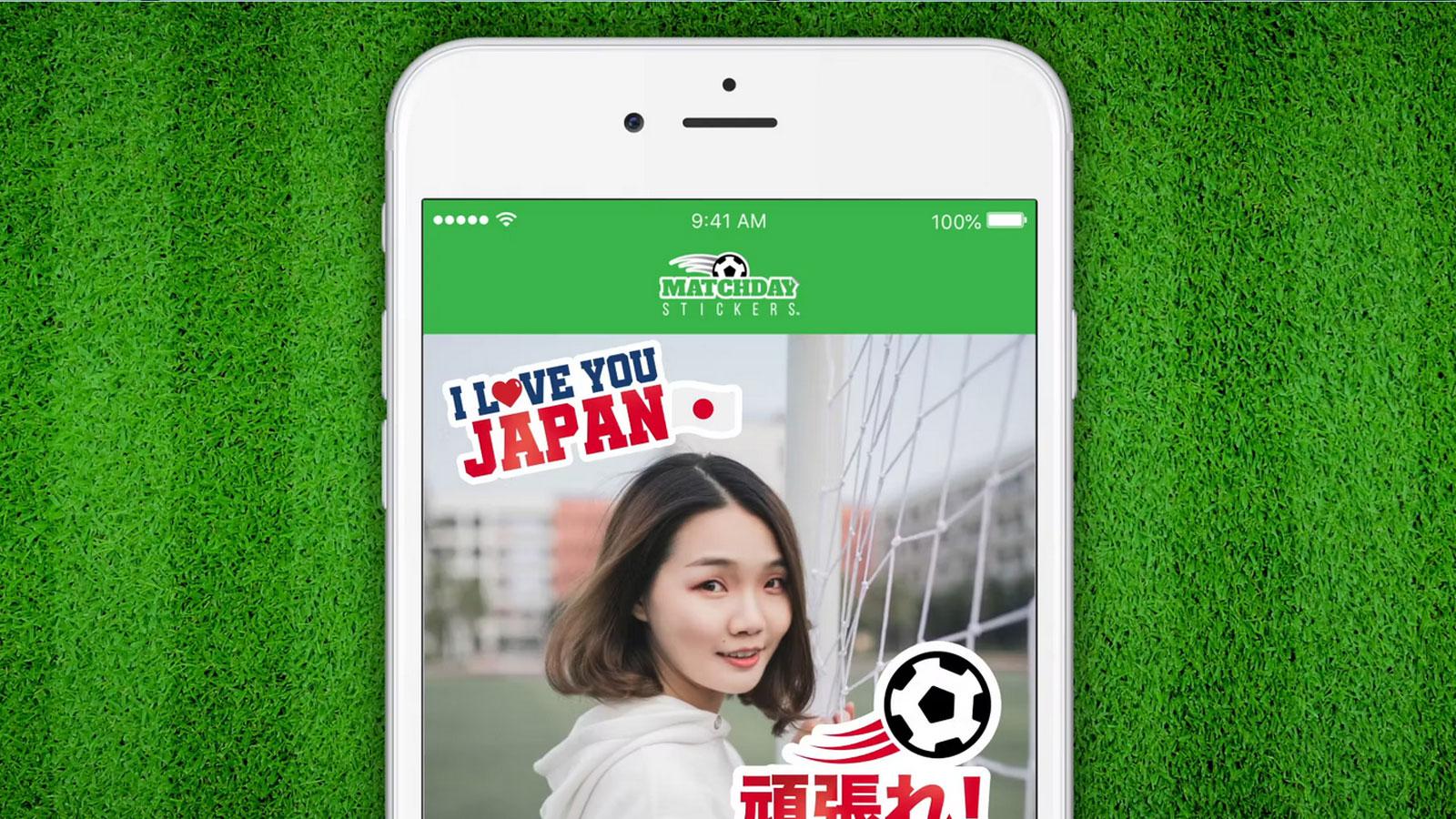 Matchday Stickers App Video