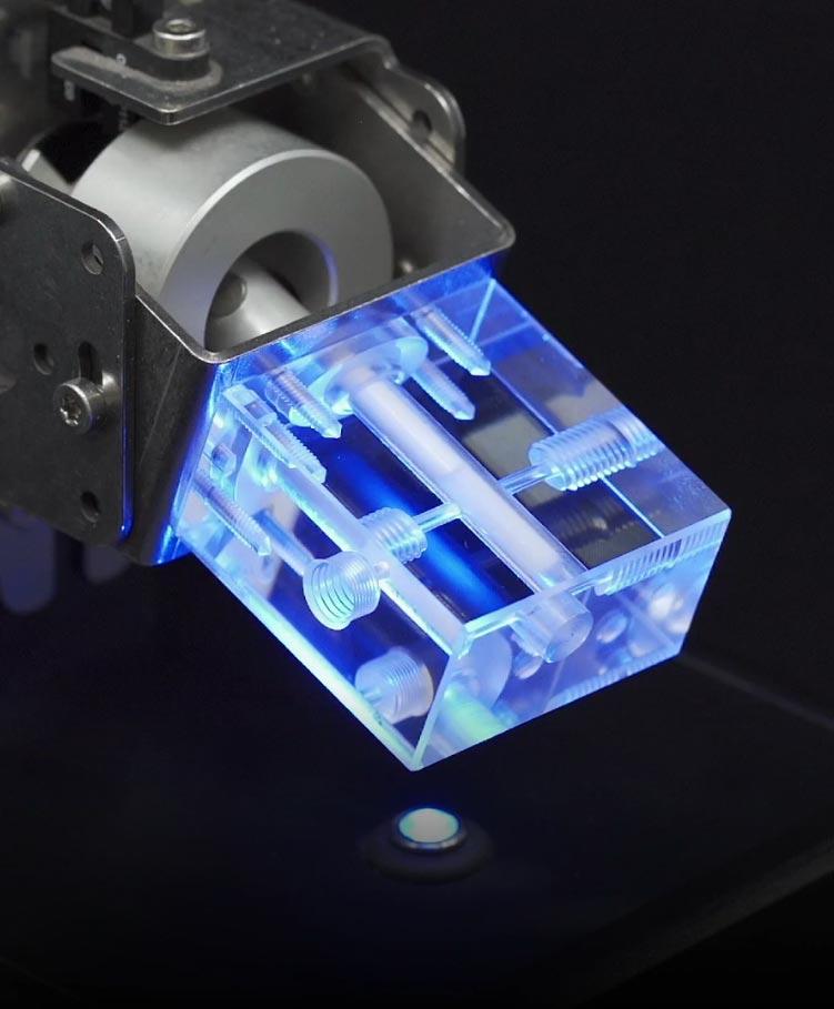 The inside workings of a DPP precision metering pump